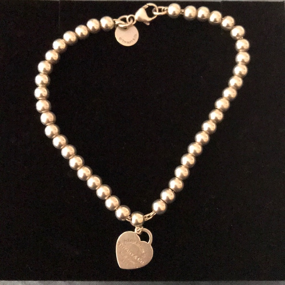 Tiffany and co blue heart bracelet